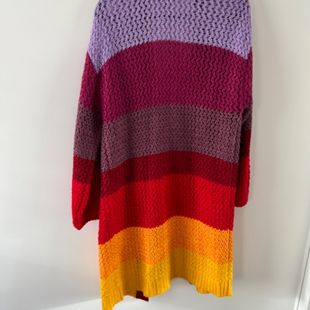 FARM Rio Multicolor Long Cardigan - Picture 4 of 7